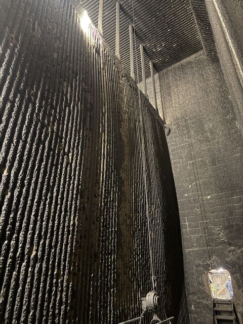 Intérieur chaudière - maintenance