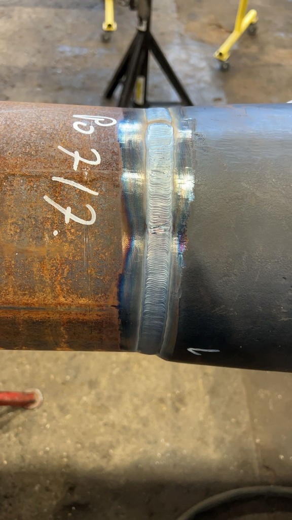 Joint soudé - préfabrication atelier